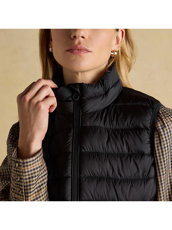 Joules Women's Kenley Showerproof Padded Gilet - Black Image 5