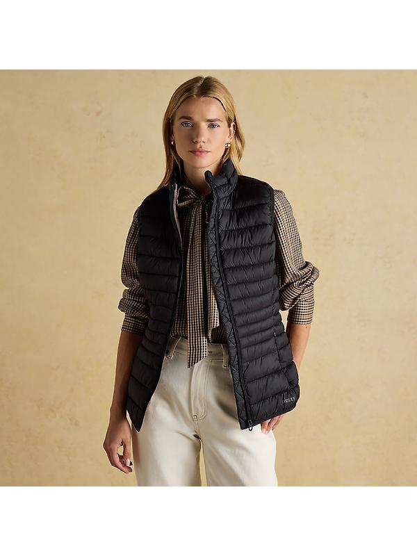 Joules Women's Kenley Showerproof Padded Gilet - Black Image 6