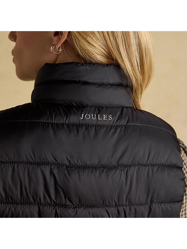 Joules Women's Kenley Showerproof Padded Gilet - Black Image 8