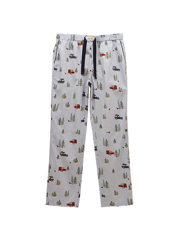 Joules Men's Dozer Cotton Pyjama Bottoms - Light Blue Image 1