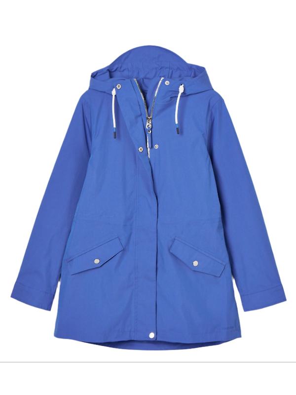 Product image of Joules Women's Portwell Waterproof Raincoat - Blue
