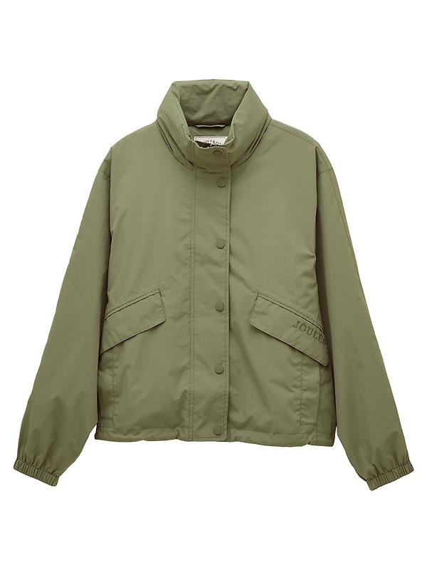 Joules Women's Hove Waterproof Windbreaker Jacket - Khaki Green Image 1