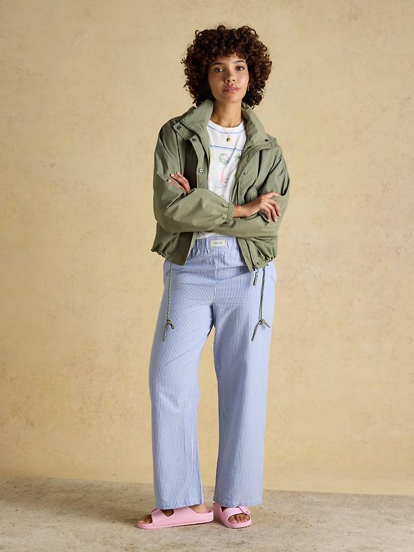 Joules Women's Hove Waterproof Windbreaker Jacket - Khaki Green Image 17