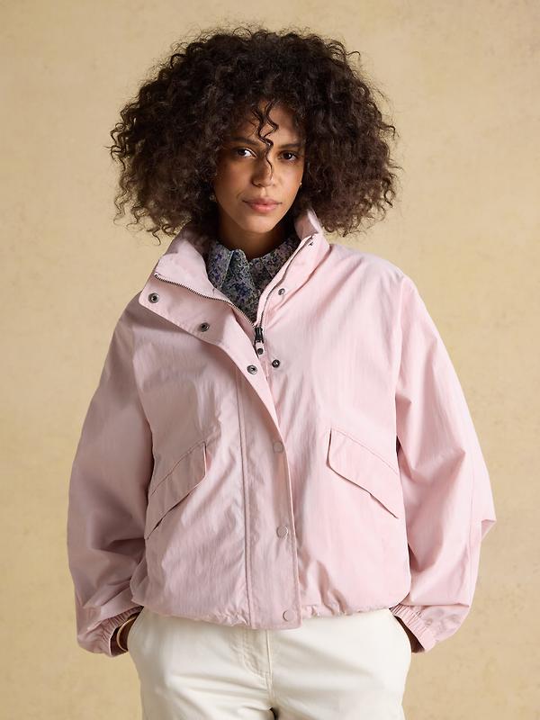 Joules Women's Hove Waterproof Windbreaker Jacket - Pink Image 2