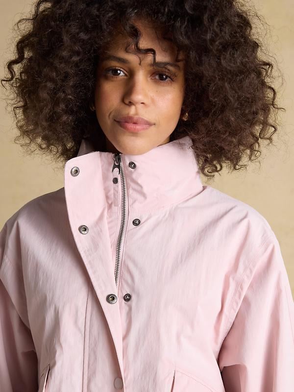 Joules Women's Hove Waterproof Windbreaker Jacket - Pink Image 4