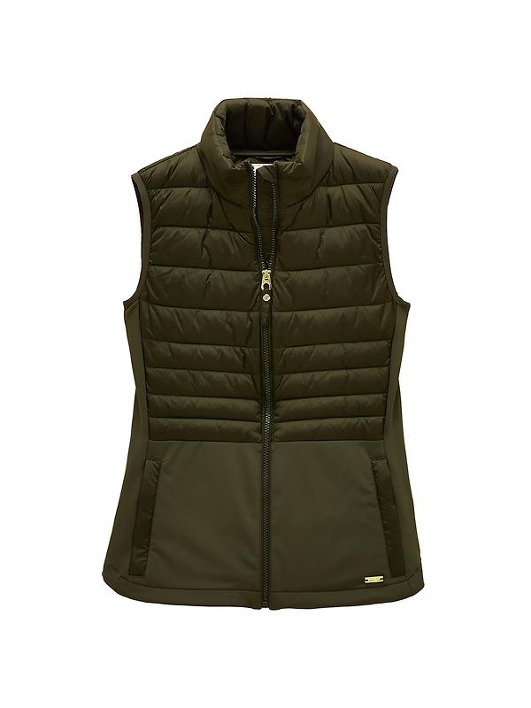Joules Women's Witley Padded Gilet - Green Image 1