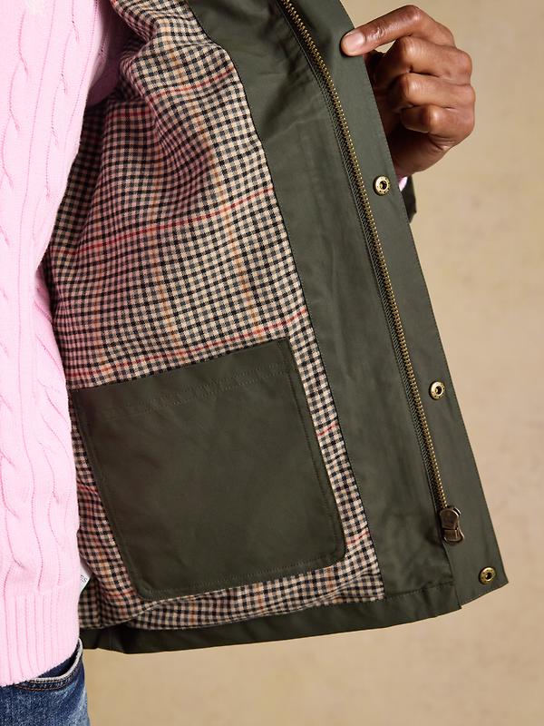 Joules Men's Westcott Waterproof Coat - Khaki Green Image 10