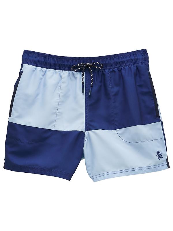 Joules Men's Overton Swimming Shorts - Blue & Navy Product Image