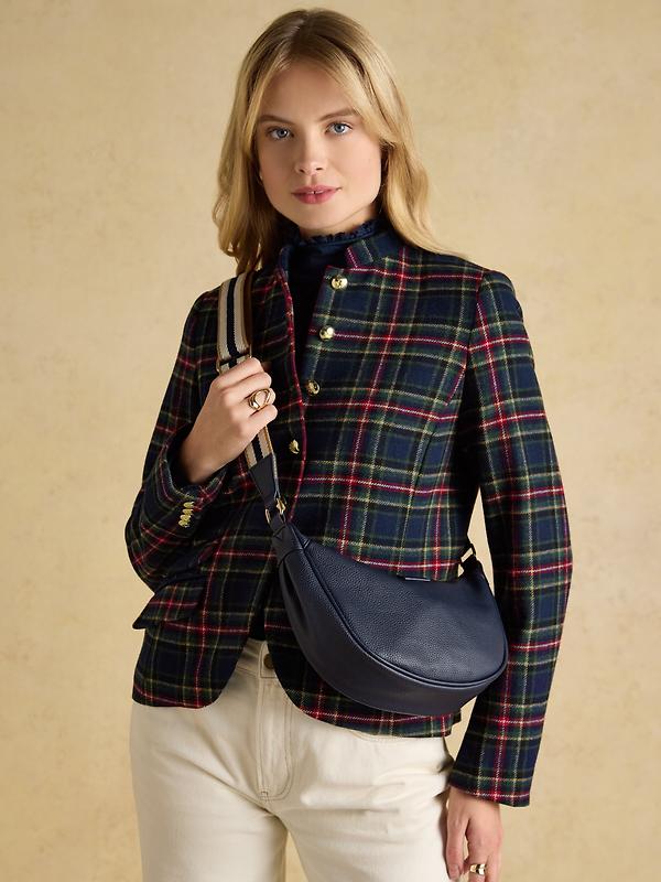 Joules Women's Jade Half Moon Adjustable Cross Body Bag - Navy Image 2