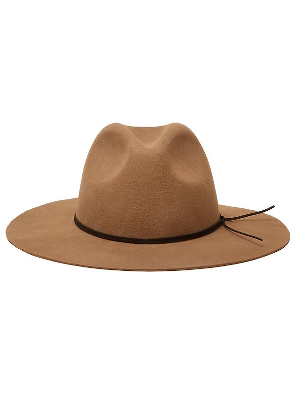 Joules Women's Grove Wool Fedora Hat - Tan Brown Image 1