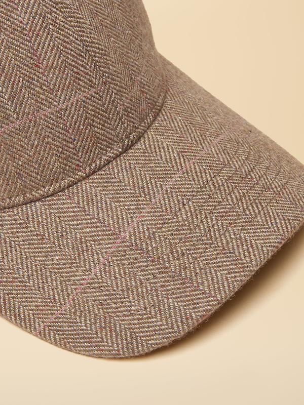 Joules Women's Perry Baseball Cap - Neutral Tweed Image 7