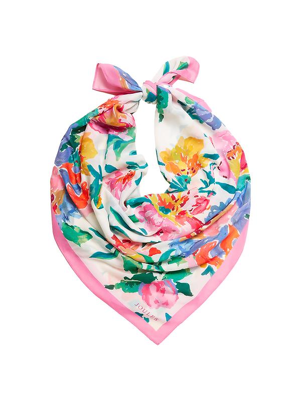 Joules Women's Middleton Scarf - Multi Floral Image 1