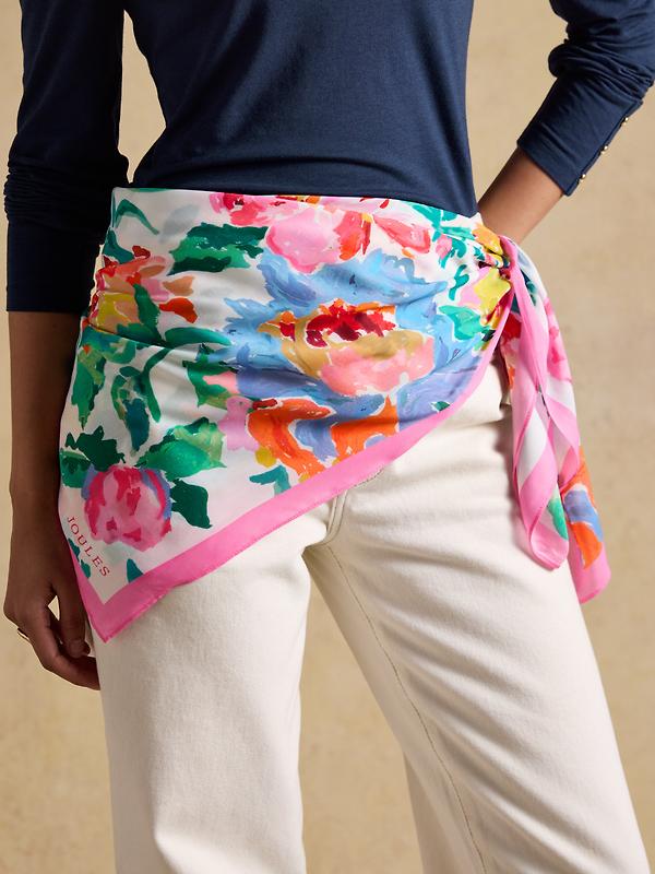 Joules Women's Middleton Scarf - Multi Floral Image 4