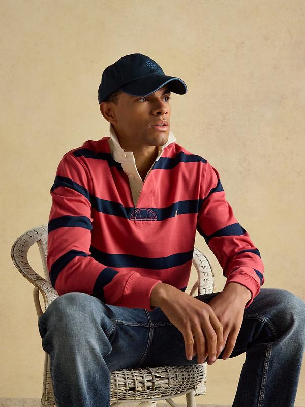 Joules Men's Daley Baseball Cap - Navy Image 4