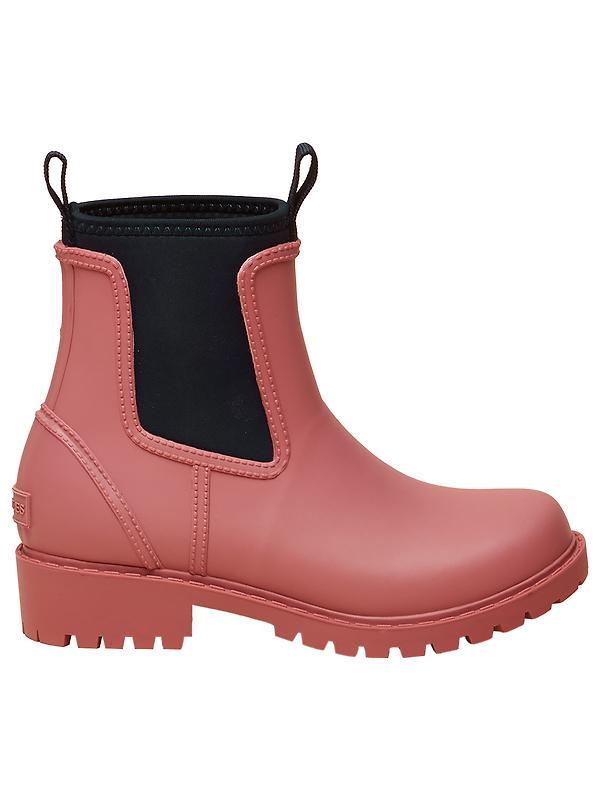 Joules Women's Oakfield Neoprene Lined Ankle Wellies - Pink Image 1