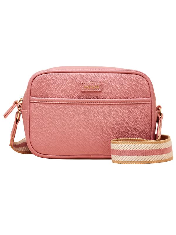Joules Women's Trent Cross Body Bag with Adjustable Thick Strap - Pink Product Image