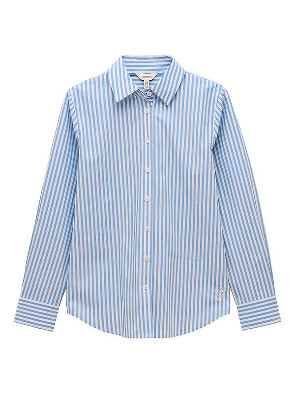 Joules Women's Classic Poplin Shirt - Blue Image 1