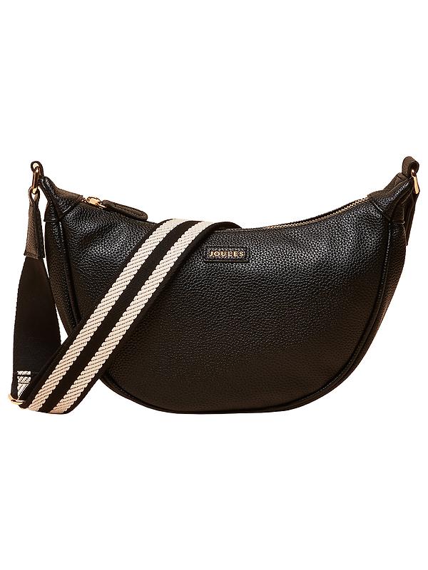 Joules Women's Jade Half Moon Adjustable Cross Body Bag - Black Image 1