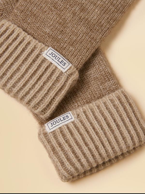 Joules Women's Wren Gloves - Oatmeal Image 3