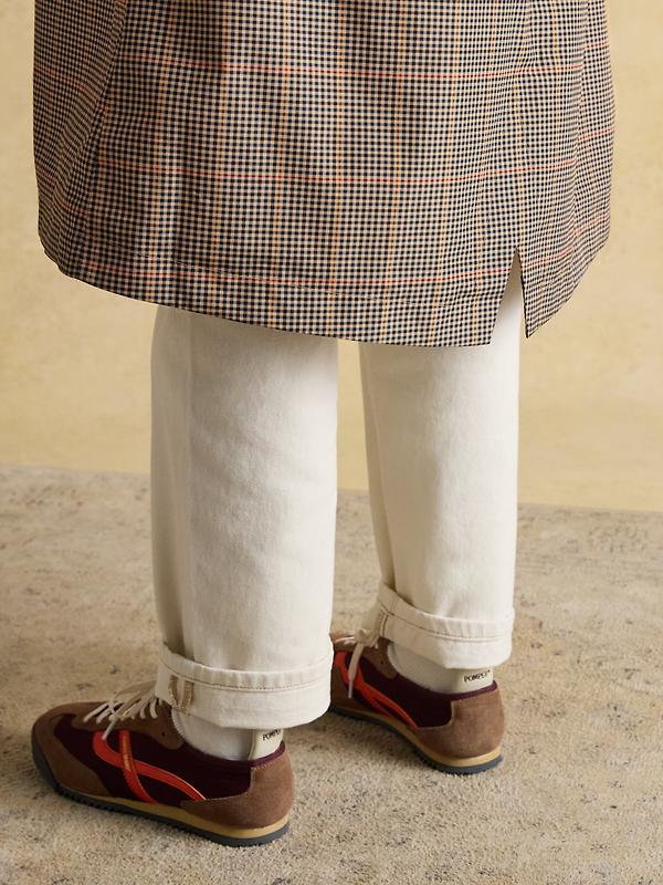 Joules Women's Holkham Waterproof Packable Hooded Raincoat - Henson Check Image 10