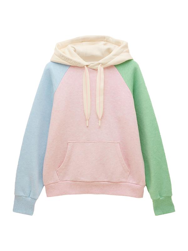 Joules Women's Milbourne Cotton Blend Hoodie - Colourblock Image 1