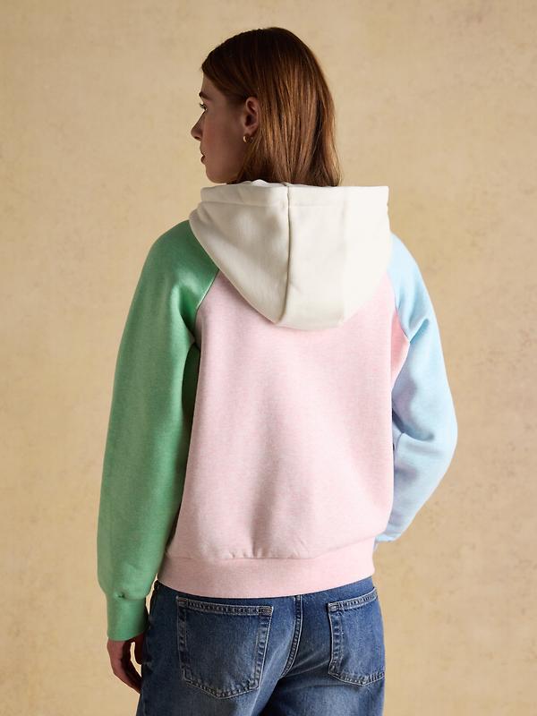 Joules Women's Milbourne Cotton Blend Hoodie - Colourblock Image 3