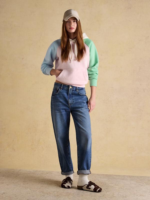 Joules Women's Milbourne Cotton Blend Hoodie - Colourblock Image 4