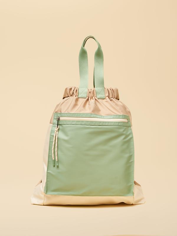 Joules Women's Peplow Rucksack / Backpack - Green Ecru Image 8