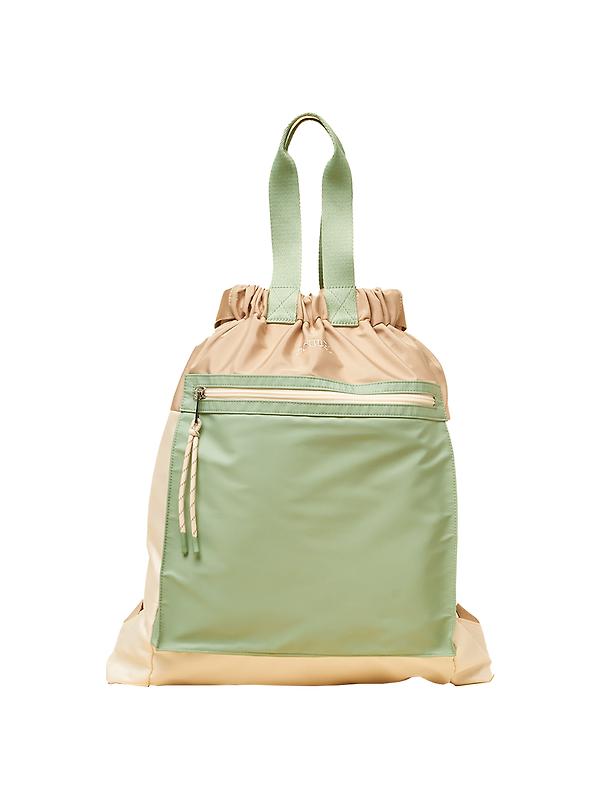 Joules Women's Peplow Rucksack / Backpack - Green Ecru Image 1