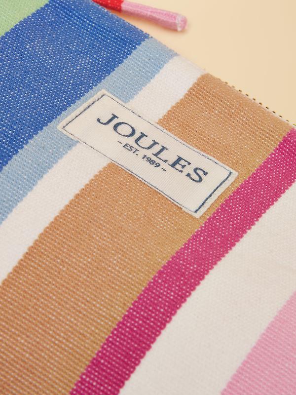 Joules Women's Carrywell Zip Pouch - Multi Stripe Image 4
