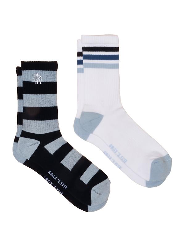 Joules Men's Volley 2 Pack Socks UK 7-12 - Blue Image 1