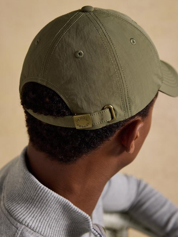 Joules Men's Daley Nylon Baseball Cap - Khaki Green Image 4