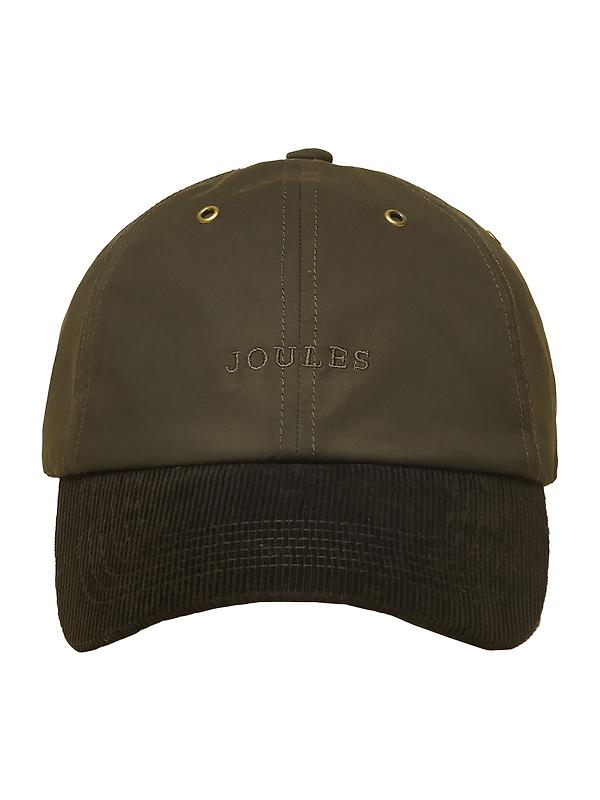 Joules Men's Daley Wax Baseball Cap - Khaki Green Image 1