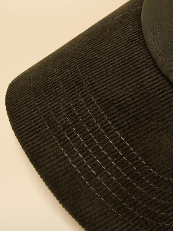 Joules Men's Daley Wax Baseball Cap - Khaki Green Image 6