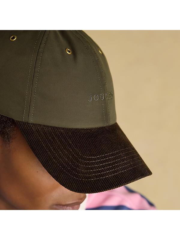 Joules Men's Daley Wax Baseball Cap - Khaki Green Image 3