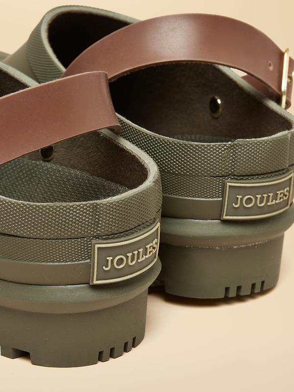 Joules Women's Elbridge Welly Clogs - Khaki Green Image 6