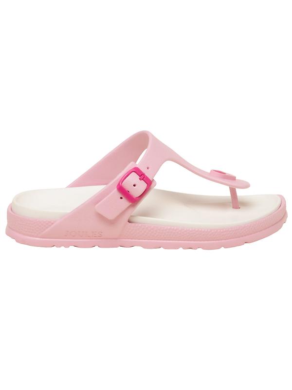 Joules Women's Soleil Buckle Flip Flops - Pink Product Image