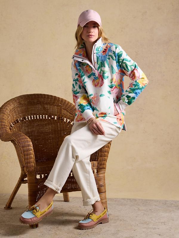 Joules Women's Daley Linen Baseball Cap - Pink Image 4