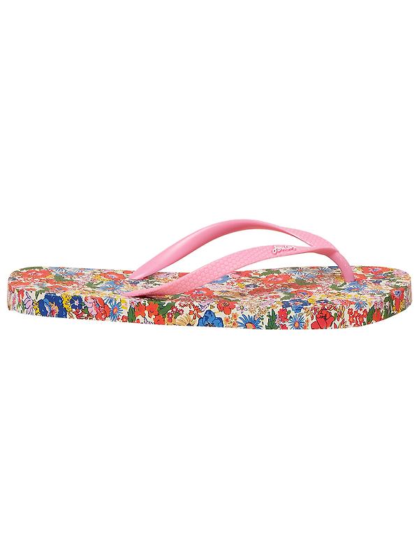 Joules Women's Sandy Printed Flip Flops - Ditsy Image 1