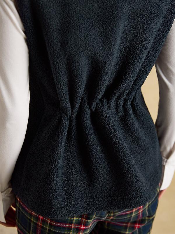 Joules Women's Borg Heritage Fleece Gilet - Navy Image 9