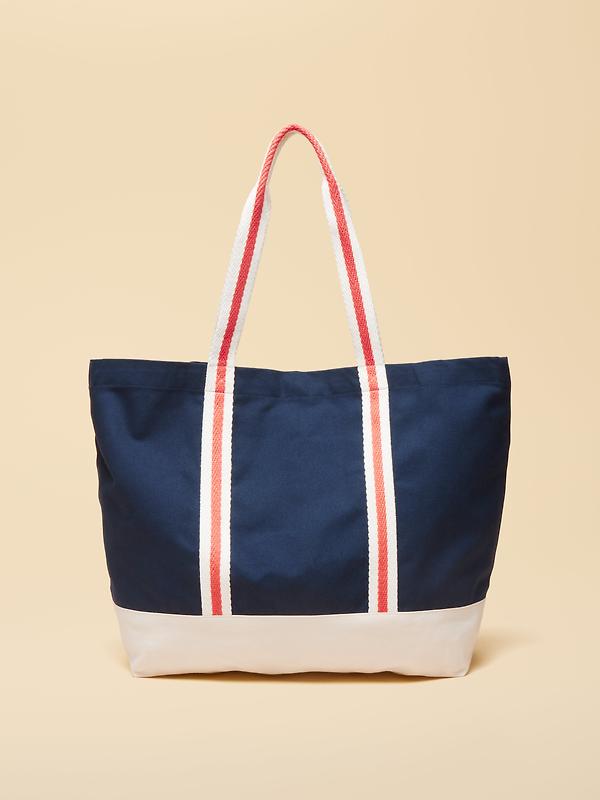 Joules Women's Promenade Canvas Tote Bag - Navy Image 7