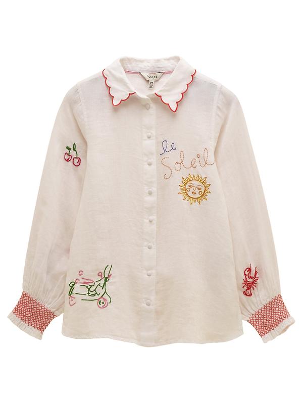 Joules Women's Orla Shirt - White Product Image
