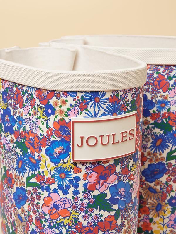 Joules Women's Floral Adjustable Tall Wellies - White Ditsy Image 5