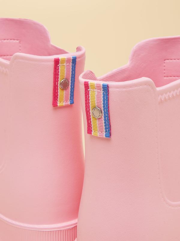 Joules Women's Raindance Lightweight EVA Ankle Wellies - Light Pink Image 5