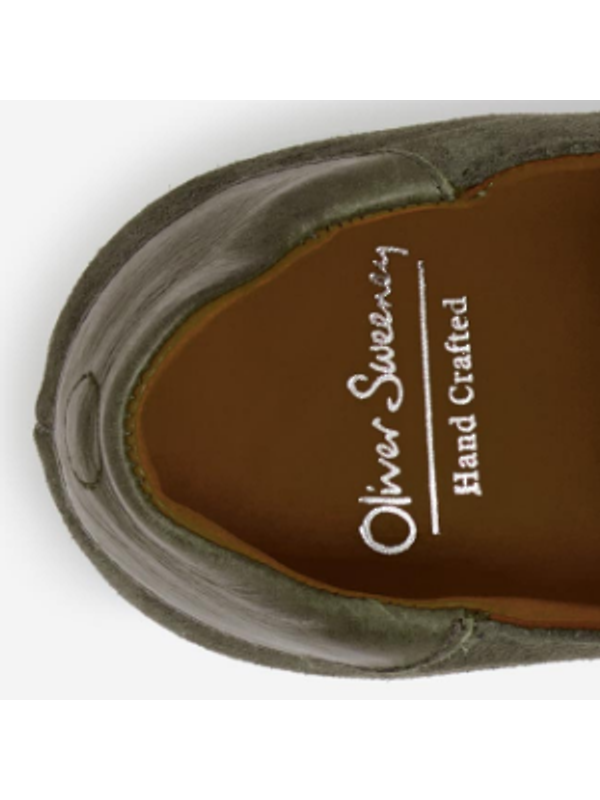 Oliver Sweeney Men's Ossos Contrast Trainers - Khaki Image 10