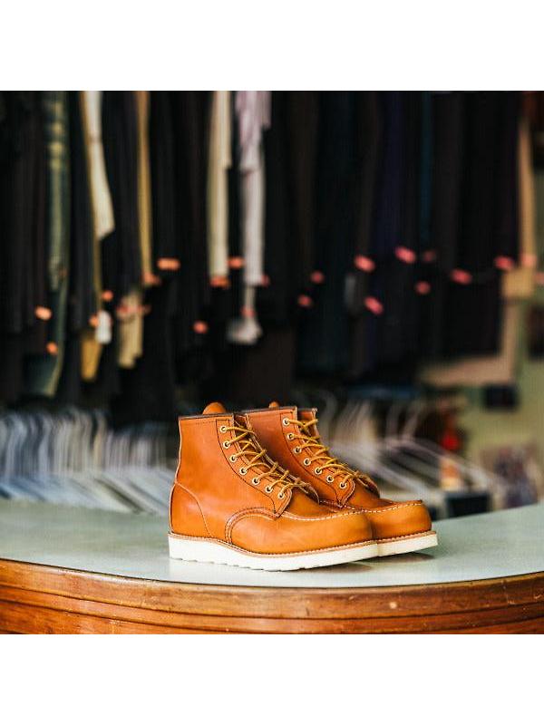 Red Wing Classic Moc Toe 6" Boots - Oro Legacy Leather - Style 875 Image 11
