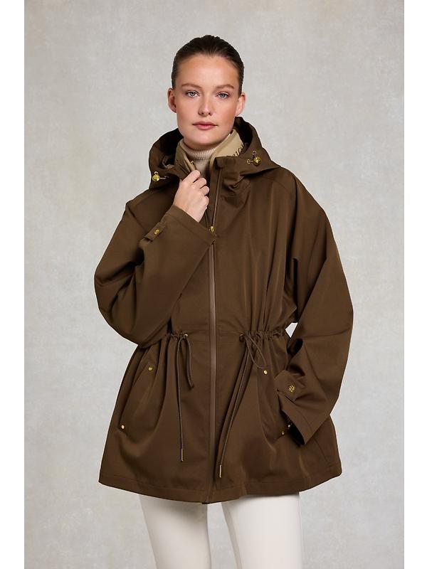 Holland Cooper Women's One-Size Lightweight Waterproof Parka - Chestnut Image 3