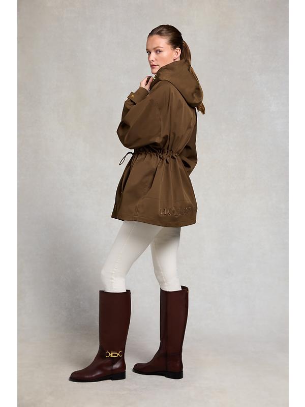 Holland Cooper Women's One-Size Lightweight Waterproof Parka - Chestnut Image 5