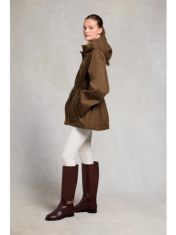 Holland Cooper Women's One-Size Lightweight Waterproof Parka - Chestnut Image 9