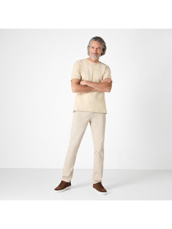 Oliver Sweeney Men's Palmela Jersey Cotton T-Shirt - Stone Image 7